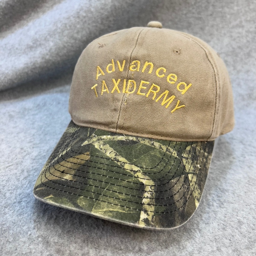 Advanced Taxidermy Mens Tan OC Hat Camo Brim Adjustable OSFM